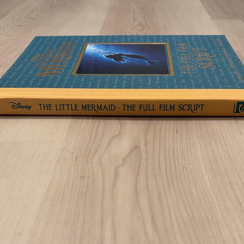 Disney’s The Little Mermaid Full Film Script Hardcover Book *Rare* - Picture 3 of 7